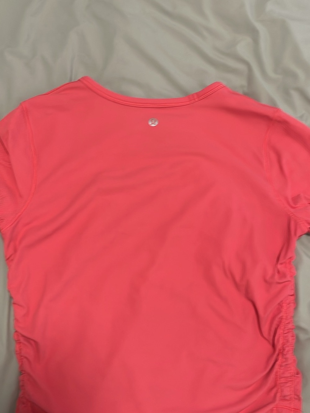 lululemon athletica Bright Coral Short Sleeve Tee - Picture 1 of 5